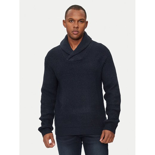 INDICODE Sweter Brockly 35-821 Granatowy Regular Fit ze sklepu MODIVO w kategorii Swetry męskie - zdjęcie 182682419