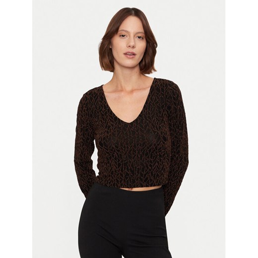 Noisy May Bluzka Gilly 27032016 Czarny Slim Fit ze sklepu MODIVO w kategorii Bluzki damskie - zdjęcie 182682456