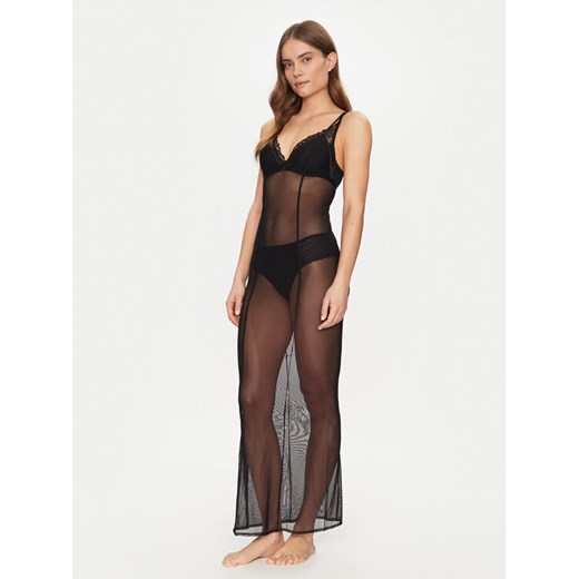 Hunkemöller Halka Maxime 301635 Czarny ze sklepu MODIVO w kategorii Koszule nocne - zdjęcie 182682585