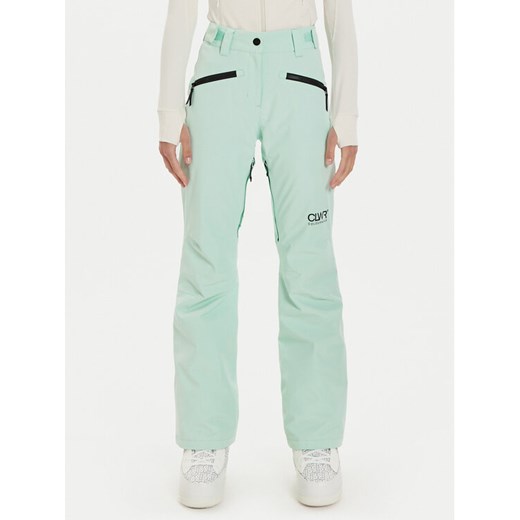 Colourwear Spodnie narciarskie Cork Pant 7010322 Turkusowy Regular Fit ze sklepu MODIVO w kategorii Spodnie damskie - zdjęcie 182682595