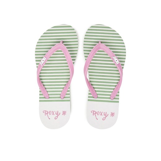 Roxy Japonki ARGL100283 Różowy ze sklepu MODIVO w kategorii Klapki dziecięce - zdjęcie 182682617