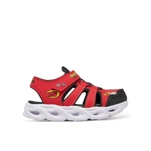 Skechers Sandały Thermo-Splash-Hydro-Flare 400613L/RDBK Czerwony ze sklepu MODIVO w kategorii Sandały dziecięce - zdjęcie 182682669