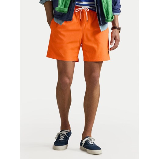 Polo Ralph Lauren Szorty kąpielowe 710963334001 Pomarańczowy Classic Fit ze sklepu MODIVO w kategorii Kąpielówki - zdjęcie 182682687