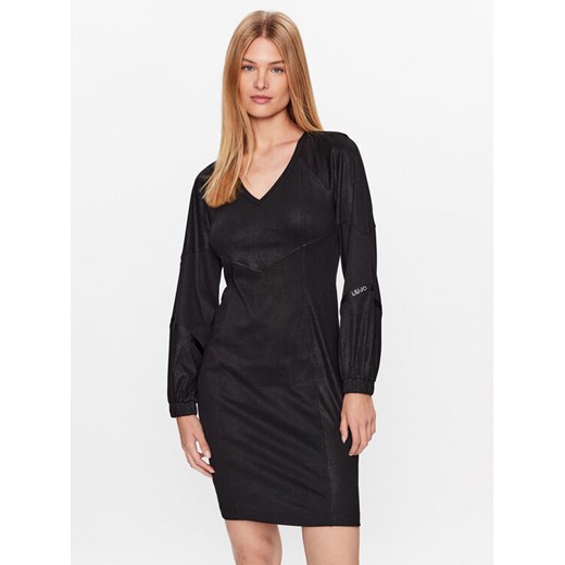 Liu Jo Sport Sukienka codzienna TF3031 J4512 Czarny Regular Fit ze sklepu MODIVO w kategorii Sukienki - zdjęcie 182682695