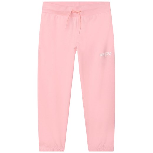 Kenzo Kids Spodnie dresowe K14255 S Różowy Regular Fit ze sklepu MODIVO w kategorii Spodnie dziewczęce - zdjęcie 182682726