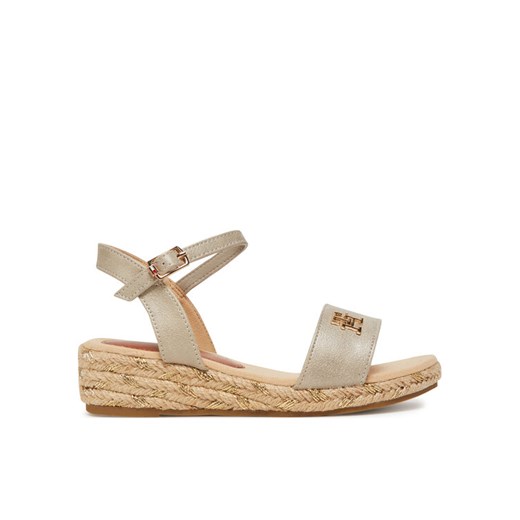 Tommy Hilfiger Espadryle T3A7-33803-1833514 S Beżowy ze sklepu MODIVO w kategorii Sandały dziecięce - zdjęcie 182682786