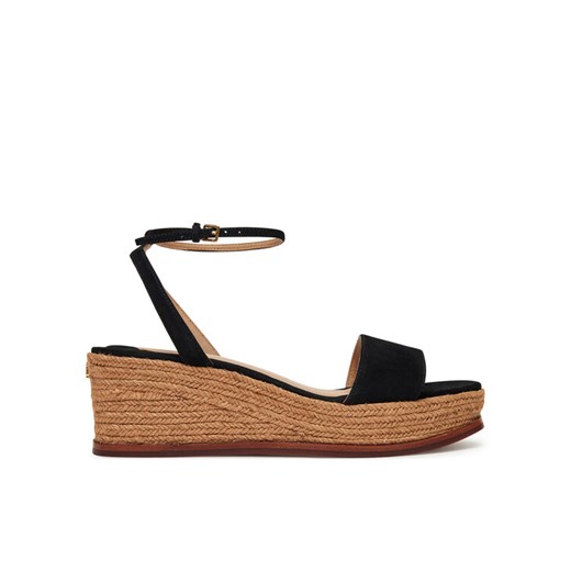LAUREN RALPH LAUREN Espadryle Leona 802920421001 Czarny ze sklepu MODIVO w kategorii Espadryle damskie - zdjęcie 182682828