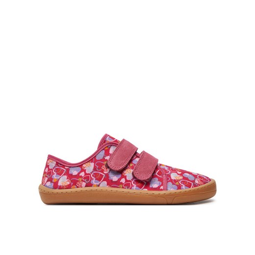 Froddo Kapcie Barefoot Canvas G1700390-2 D Różowy ze sklepu MODIVO w kategorii Kapcie dziecięce - zdjęcie 182682849