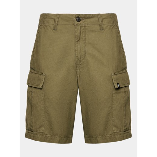 Element Szorty materiałowe Legion Cargo ELYWS00103 Zielony Regular Fit ze sklepu MODIVO w kategorii Spodenki męskie - zdjęcie 182682865