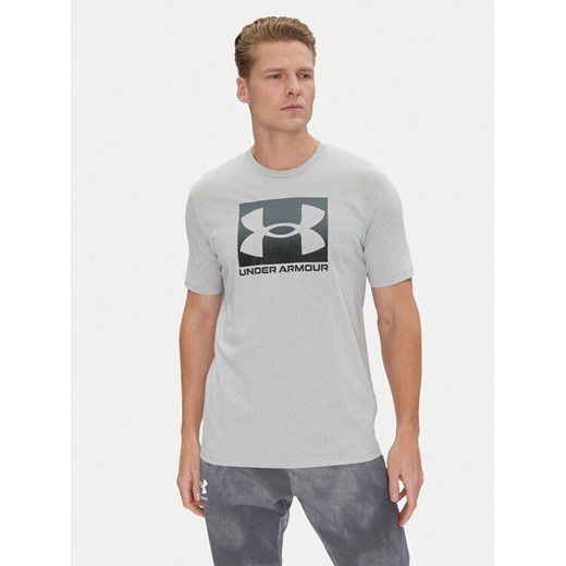 Under Armour T-Shirt Boxed Sports 1386793 Szary Loose Fit ze sklepu MODIVO w kategorii T-shirty męskie - zdjęcie 182683068