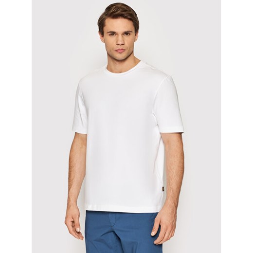 Boss T-Shirt Thompson 02 50468972 Biały Regular Fit ze sklepu MODIVO w kategorii T-shirty męskie - zdjęcie 182683069