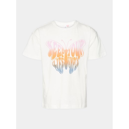 Vero Moda Girl T-Shirt Love Kelly 10303731 Biały Regular Fit ze sklepu MODIVO w kategorii Bluzki dziewczęce - zdjęcie 182683126