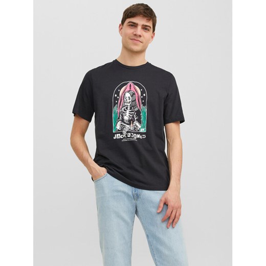 Jack&Jones T-Shirt 12241950 Czarny Standard Fit ze sklepu MODIVO w kategorii T-shirty męskie - zdjęcie 182683129