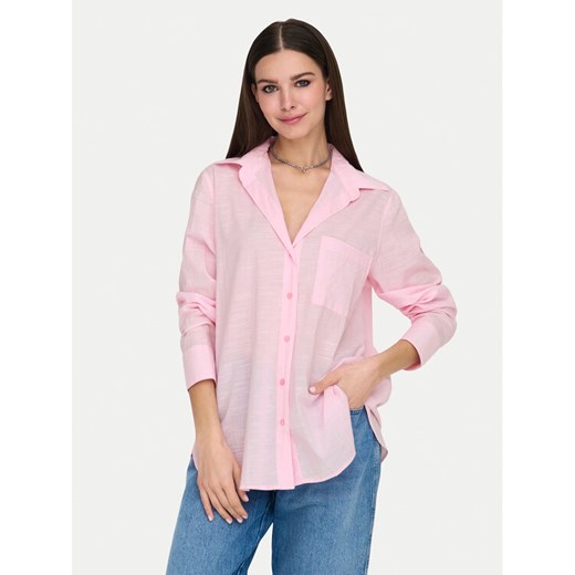 ONLY Koszula Salina 15335255 Różowy Regular Fit ze sklepu MODIVO w kategorii Koszule damskie - zdjęcie 182683186