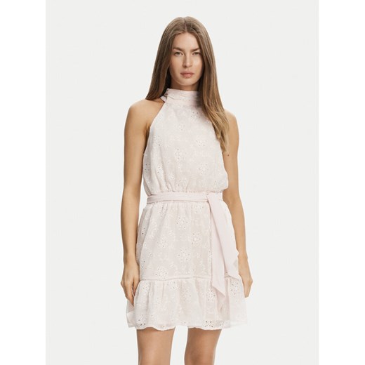 Guess Sukienka letnia W5GK15 W0WA2 Różowy Regular Fit ze sklepu MODIVO w kategorii Sukienki - zdjęcie 182683196