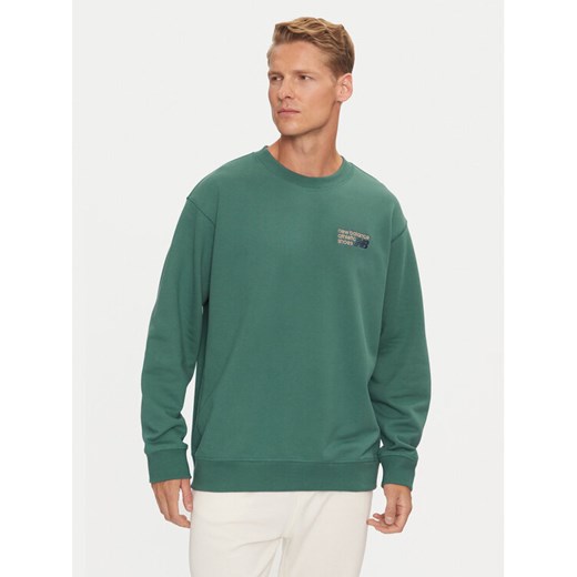New Balance Bluza Athletics Premium Logo MT41547NUS Zielony Relaxed Fit ze sklepu MODIVO w kategorii Bluzy męskie - zdjęcie 182683197
