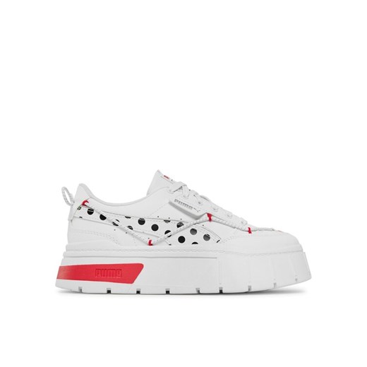 Puma Sneakersy Mayze Stack Miraculous Jr 393906 02 Biały ze sklepu MODIVO w kategorii Buty sportowe damskie - zdjęcie 182683236