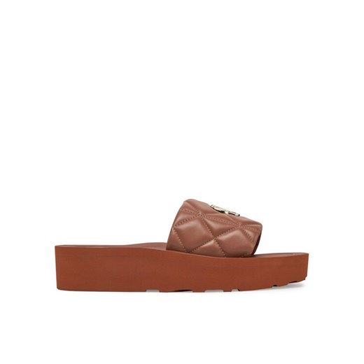 LOVE MOSCHINO Klapki JA28014I1MIE0201 Brązowy ze sklepu MODIVO w kategorii Klapki damskie - zdjęcie 182683296