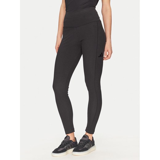 adidas Legginsy ALL SZN JJ1249 Czarny Slim Fit ze sklepu MODIVO w kategorii Spodnie damskie - zdjęcie 182683328