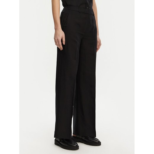 Calvin Klein Spodnie palazzo K20K208381 Czarny Wide Leg ze sklepu MODIVO w kategorii Spodnie damskie - zdjęcie 182683349