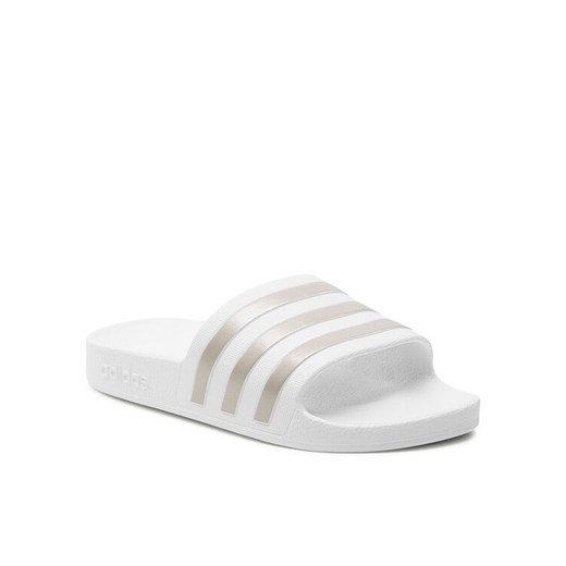 adidas Klapki Adilette Aqua EF1730 Biały ze sklepu MODIVO w kategorii Klapki damskie - zdjęcie 182683388