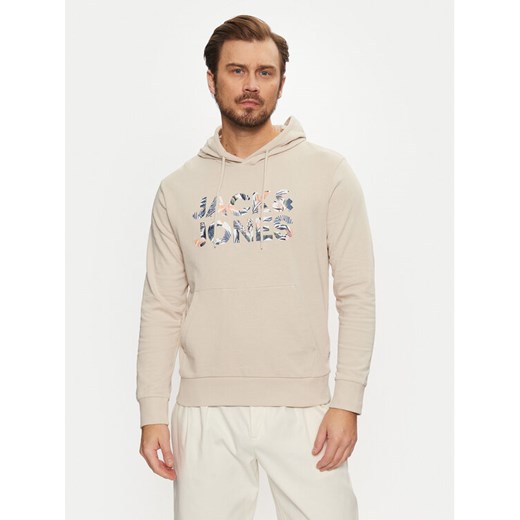 Jack&Jones Bluza Bryan 12268128 Beżowy Relaxed Fit ze sklepu MODIVO w kategorii Bluzy męskie - zdjęcie 182683436
