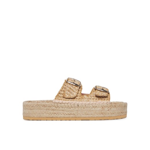LOVE MOSCHINO Espadryle JA28393G0MJQ0107 Beżowy ze sklepu MODIVO w kategorii Espadryle damskie - zdjęcie 182683557