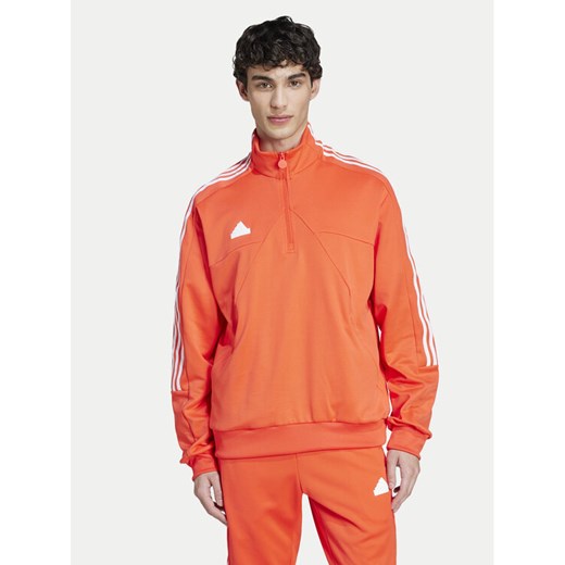 adidas Bluza House of Tiro IW3578 Pomarańczowy Loose Fit ze sklepu MODIVO w kategorii Bluzy męskie - zdjęcie 182683559