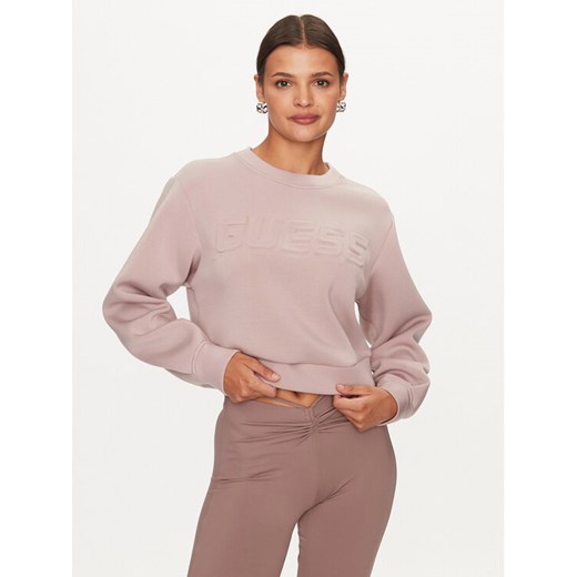 Guess Bluza V3BQ15 K7UW2 Różowy Regular Fit ze sklepu MODIVO w kategorii Bluzy damskie - zdjęcie 182683567