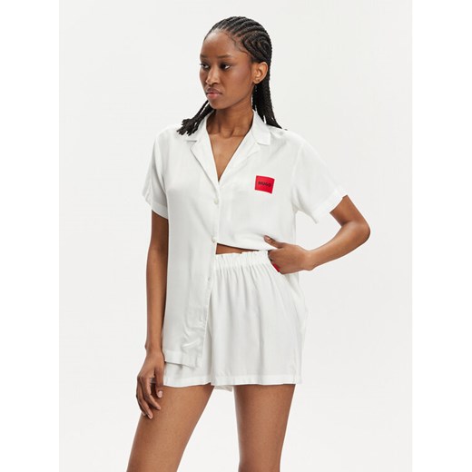 Hugo Piżama True 50514877 Écru Regular Fit ze sklepu MODIVO w kategorii Piżamy damskie - zdjęcie 182683568