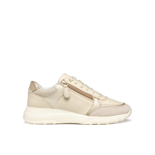 Geox Sneakersy D36LPB 05422 C1122 Écru ze sklepu MODIVO w kategorii Buty sportowe damskie - zdjęcie 182683577