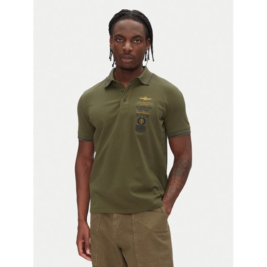 Aeronautica Militare Polo 251PO1853P191 Khaki Regular Fit Aeronautica Militare 3XL MODIVO