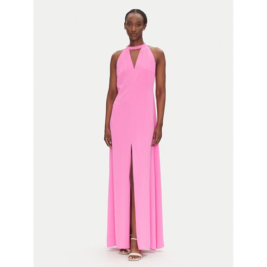 ACCESS FASHION Sukienka wieczorowa 53-3388-145 Różowy Regular Fit ze sklepu MODIVO w kategorii Sukienki - zdjęcie 182683609