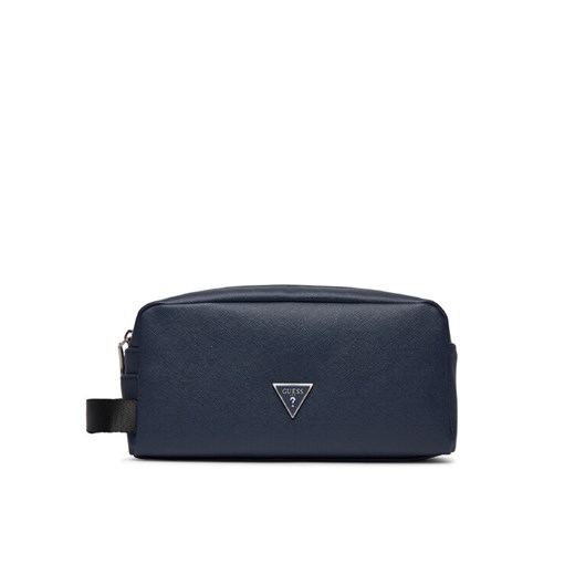 Guess Kosmetyczka Certosa Saffiano Eco Accessories PMECSA P4143 Granatowy ze sklepu MODIVO w kategorii Kosmetyczki - zdjęcie 182683719