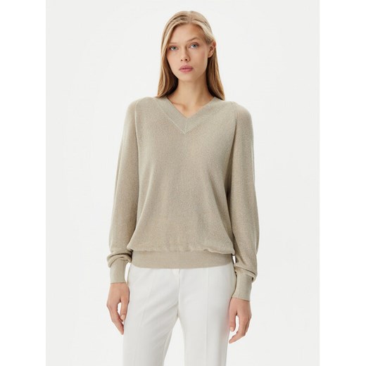 Marella Sweter Dario 2513361121 Beżowy Relaxed Fit ze sklepu MODIVO w kategorii Swetry damskie - zdjęcie 182683725