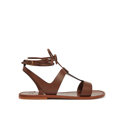 Weekend Max Mara Sandały 2515521075600 Brązowy ze sklepu MODIVO w kategorii Sandały damskie - zdjęcie 182683759