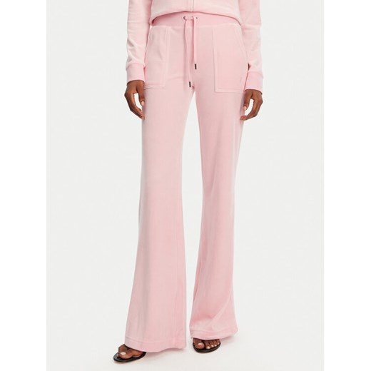Juicy Couture Spodnie dresowe Layla JCSEBJ001 Różowy Flared Leg ze sklepu MODIVO w kategorii Spodnie damskie - zdjęcie 182683797