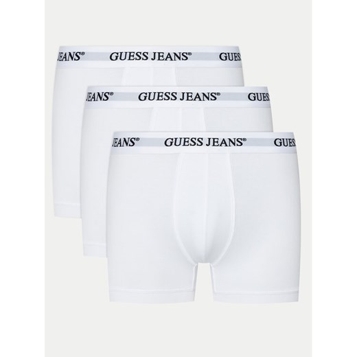 Guess Jeans Komplet 3 par bokserek M4BZ45 K6YW1 Biały ze sklepu MODIVO w kategorii Majtki męskie - zdjęcie 182683829
