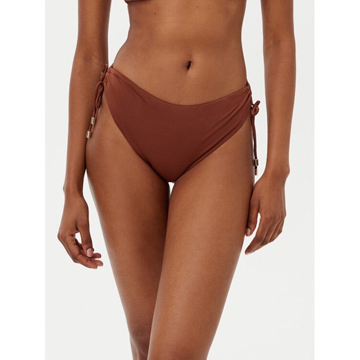 Max Mara Beachwear Dół od bikini Sandra 2516821109 Brązowy ze sklepu MODIVO w kategorii Stroje kąpielowe - zdjęcie 182683857