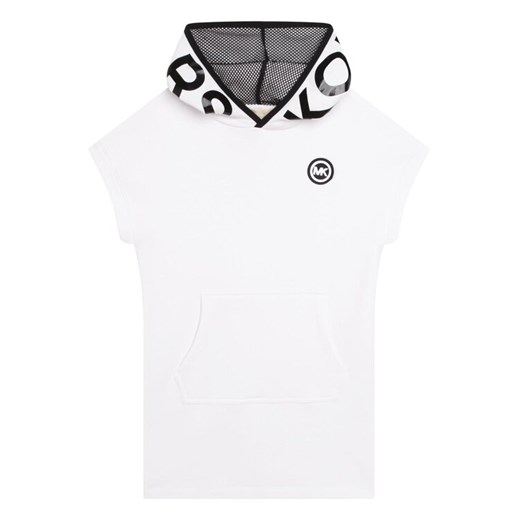 MICHAEL KORS KIDS Sukienka dzianinowa R12154 S Biały Regular Fit ze sklepu MODIVO w kategorii Sukienki dziewczęce - zdjęcie 182683875