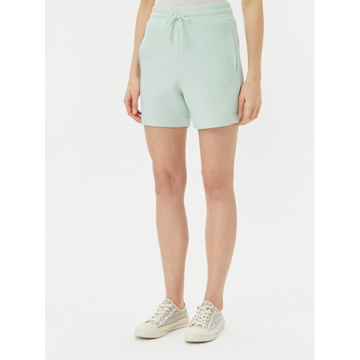 Guess Szorty sportowe V2YD10 K7UW2 Zielony Regular Fit ze sklepu MODIVO w kategorii Szorty - zdjęcie 182683908