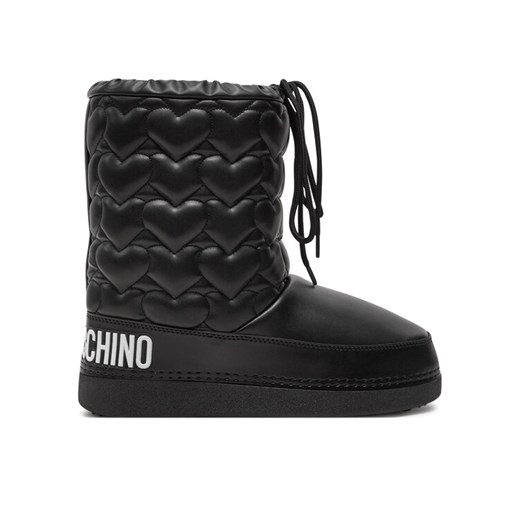 LOVE MOSCHINO Śniegowce JA24082G1LISE000 Czarny ze sklepu MODIVO w kategorii Śniegowce damskie - zdjęcie 182683939