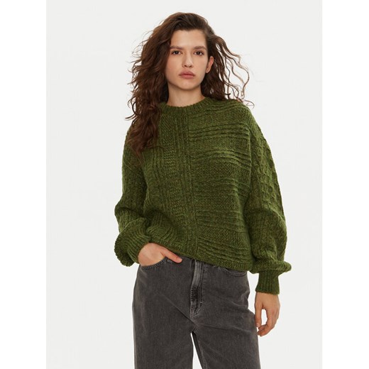 Mustang Sweter Sofia 1015957 Zielony Regular Fit ze sklepu MODIVO w kategorii Swetry damskie - zdjęcie 182683975