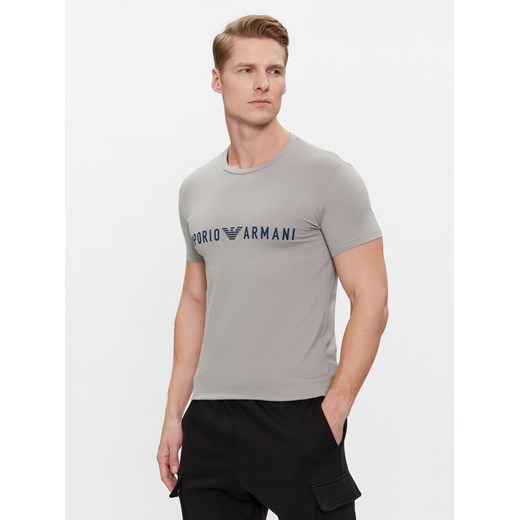 Emporio Armani Underwear T-Shirt 111035 4R516 05543 Szary Regular Fit ze sklepu MODIVO w kategorii T-shirty męskie - zdjęcie 182684066