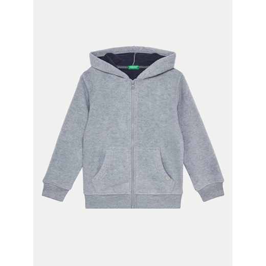 United Colors Of Benetton Bluza 3H6RC502L Szary Regular Fit ze sklepu MODIVO w kategorii Bluzy chłopięce - zdjęcie 182684085