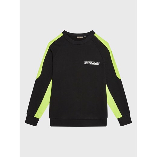 Napapijri Bluza B-Pinta NP0A4GXC M Czarny Regular Fit ze sklepu MODIVO w kategorii Bluzy chłopięce - zdjęcie 182684189