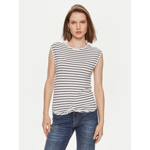 United Colors Of Benetton T-Shirt 3NRAD107J Granatowy Regular Fit ze sklepu MODIVO w kategorii Bluzki damskie - zdjęcie 182684195