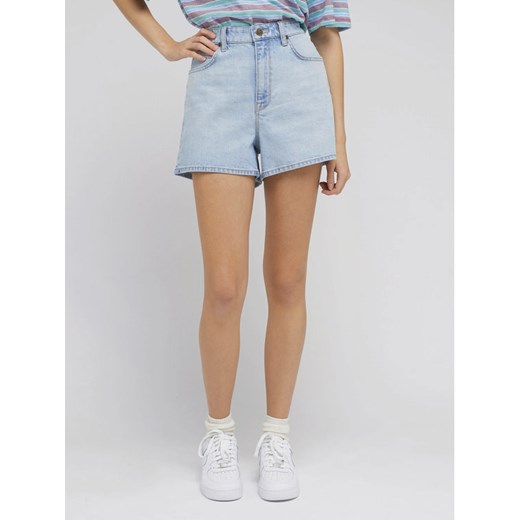 Lee Szorty jeansowe Carol L37CHGB33 112330588 Błękitny Regular Fit ze sklepu MODIVO w kategorii Szorty - zdjęcie 182684205