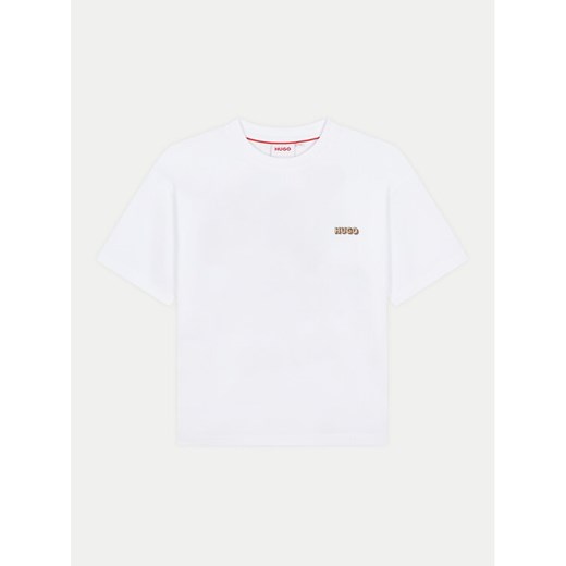 Hugo T-Shirt G00151 M Biały Regular Fit ze sklepu MODIVO w kategorii T-shirty chłopięce - zdjęcie 182684305