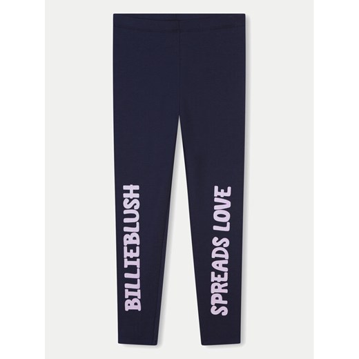 Billieblush Legginsy U20480 Granatowy Slim Fit ze sklepu MODIVO w kategorii Spodnie dziewczęce - zdjęcie 182684307